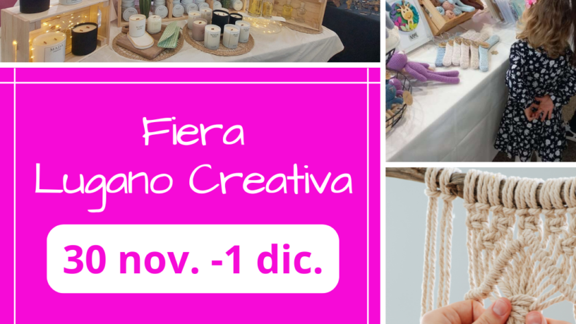 Si avvicinano le date di Lugano Creativa